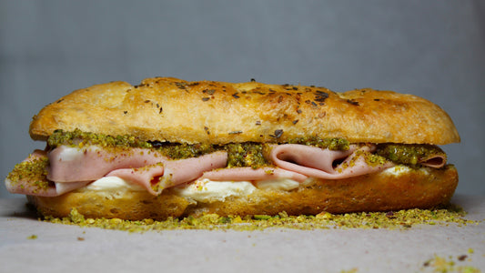 #1 Citrus Mascarpone - Mortadella - Pistachio Pesto