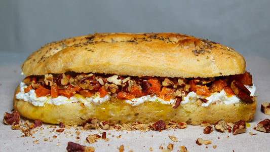 (Vega) Pompoen - Honing-Geroosterde Pecans - Ricotta - Salie Olie